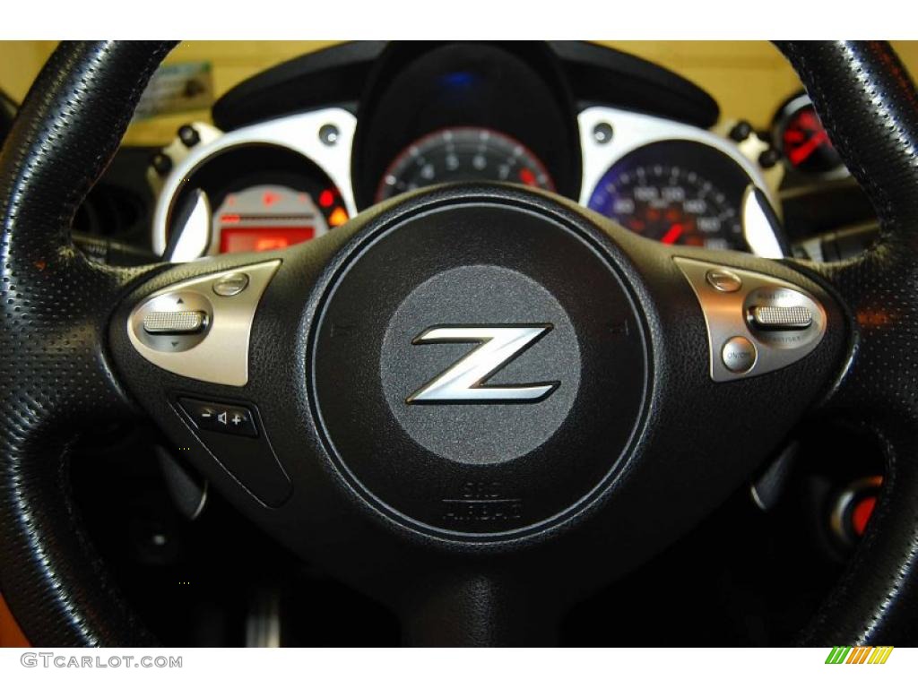 2009 370Z Coupe - Chicane Yellow / Black Cloth photo #20