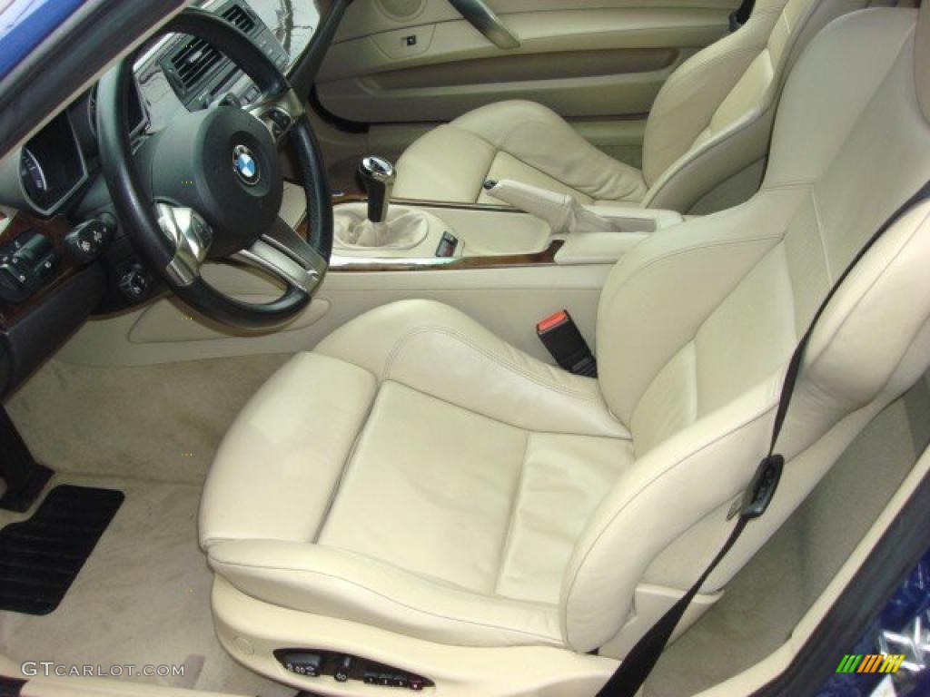 Beige Interior 2007 BMW Z4 3.0si Coupe Photo #48449124