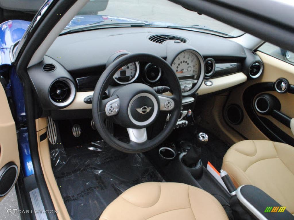 Gravity Tuscan Beige Interior 2007 Mini Cooper S Hardtop Photo #48449739