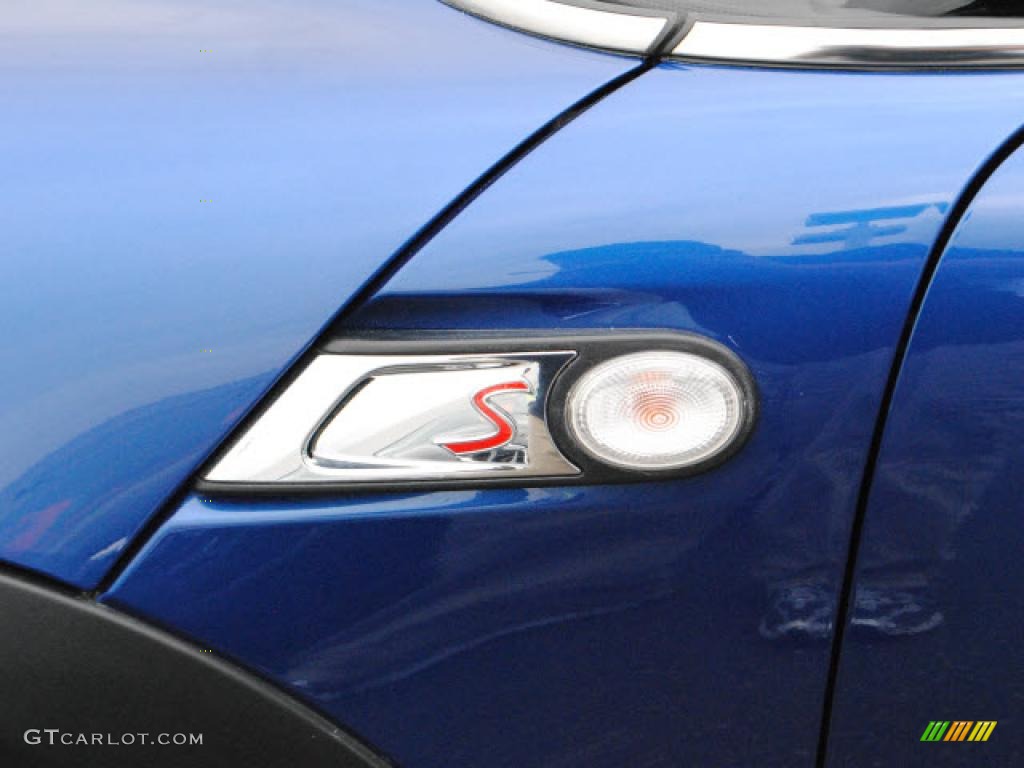 2007 Cooper S Hardtop - Lightning Blue Metallic / Gravity Tuscan Beige photo #24