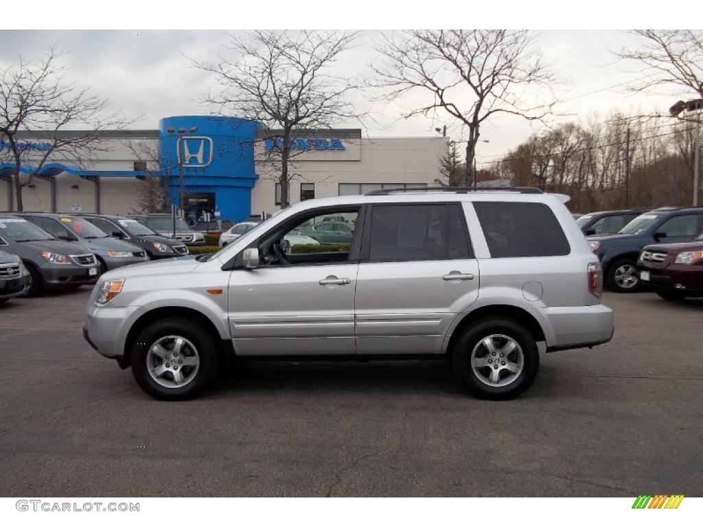 2007 Pilot EX 4WD - Billet Silver Metallic / Gray photo #1
