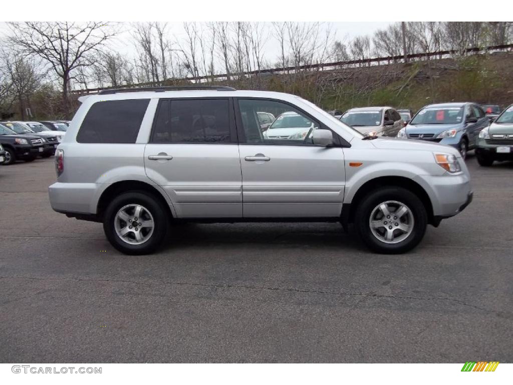 2007 Pilot EX 4WD - Billet Silver Metallic / Gray photo #6