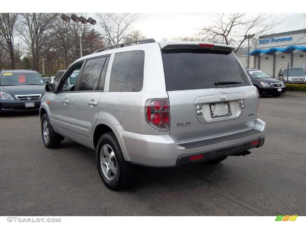 2007 Pilot EX 4WD - Billet Silver Metallic / Gray photo #9