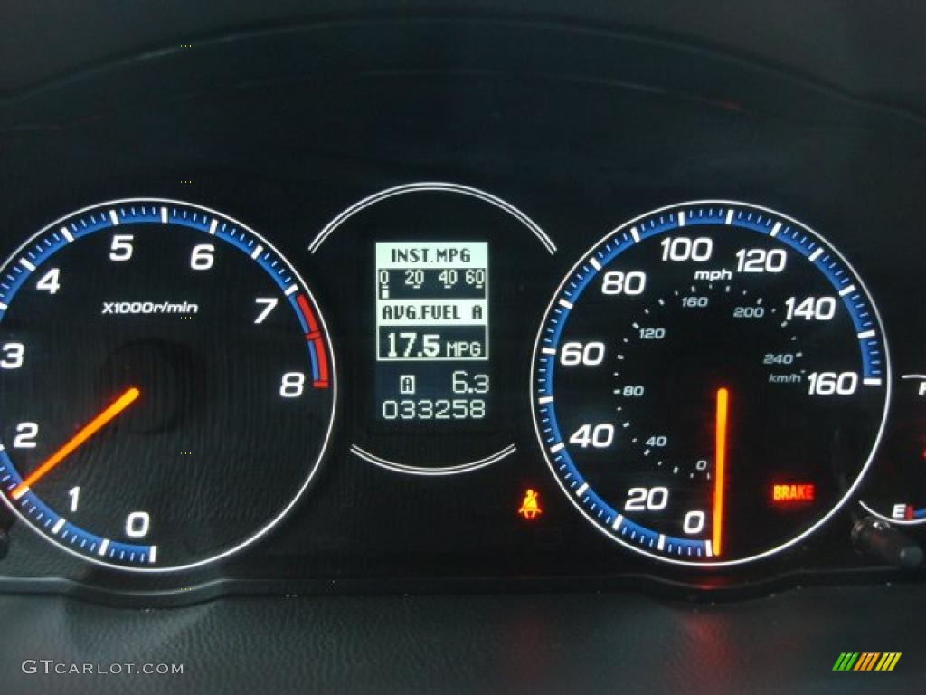 2008 Acura TSX Sedan Gauges Photo #48451098