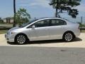 Alabaster Silver Metallic 2010 Honda Civic EX Sedan Exterior