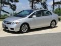 Alabaster Silver Metallic 2010 Honda Civic EX Sedan Exterior