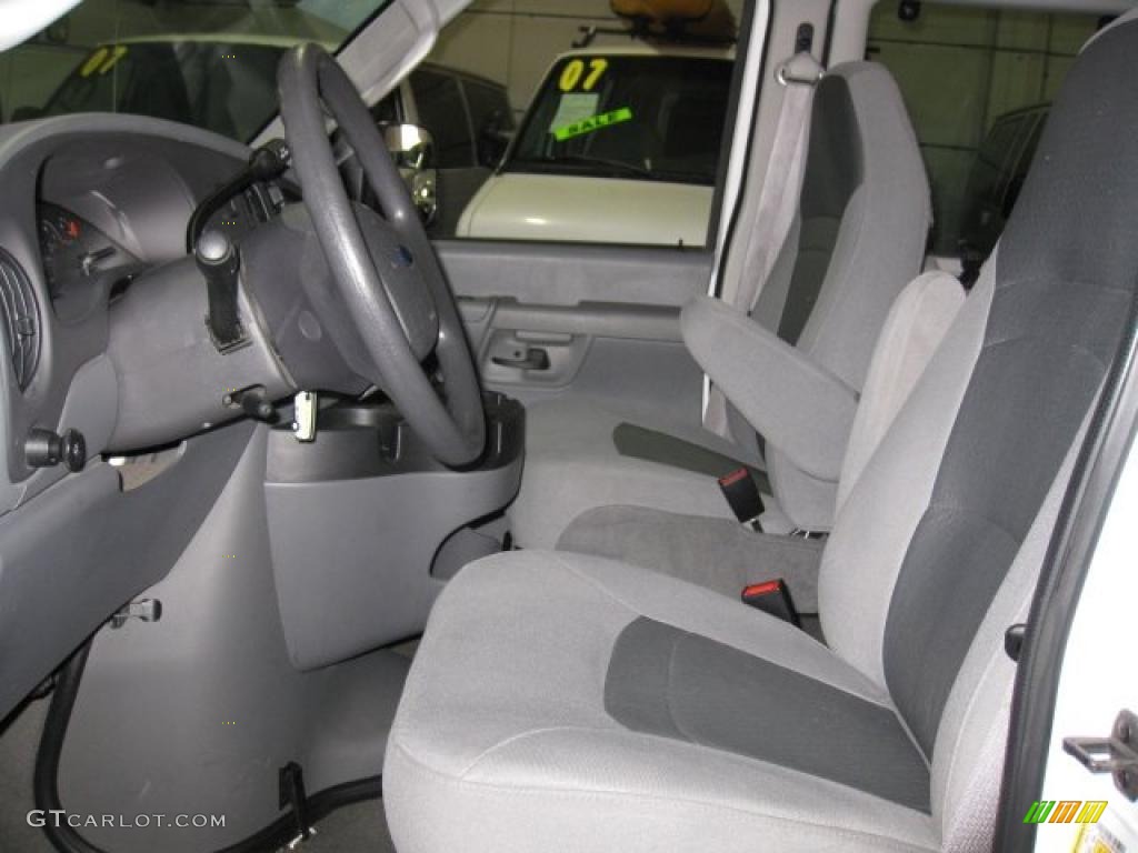Medium Flint Interior 2008 Ford E Series Van E150 Passenger Photo #48451810