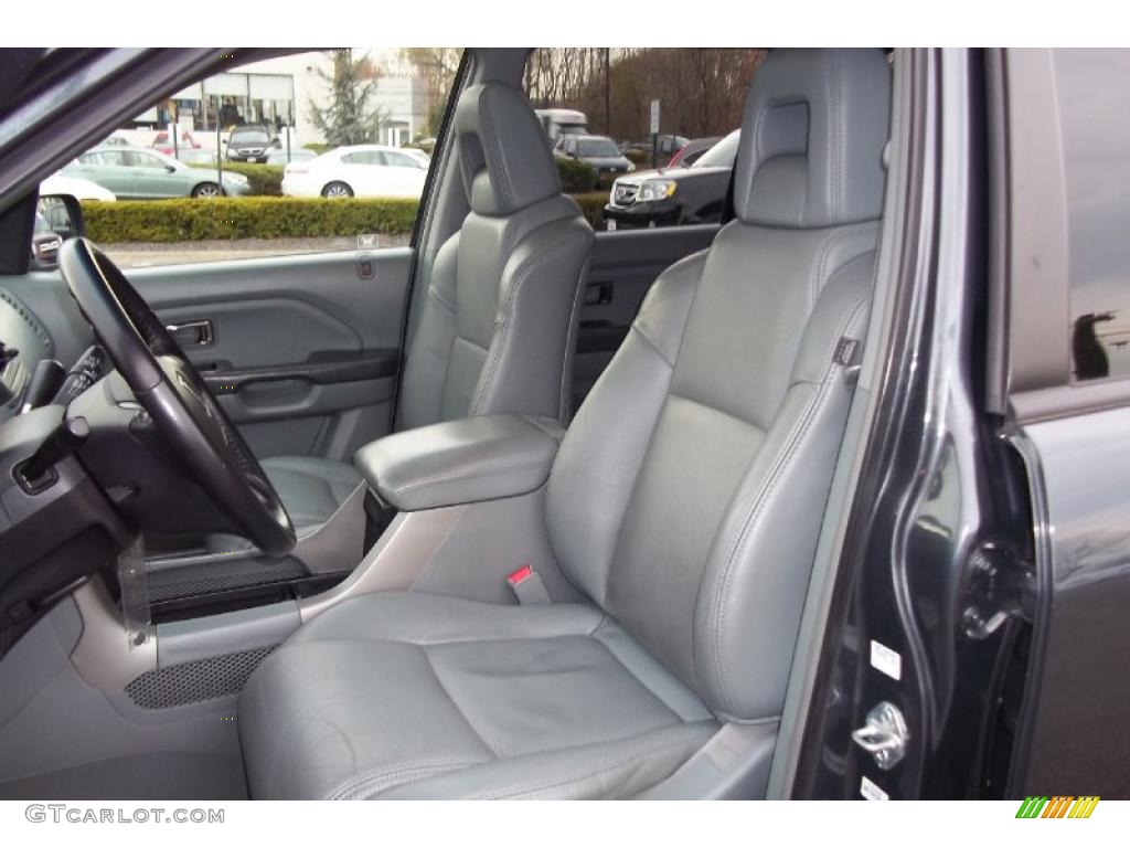 Gray Interior 2005 Honda Pilot EX-L 4WD Photo #48451941