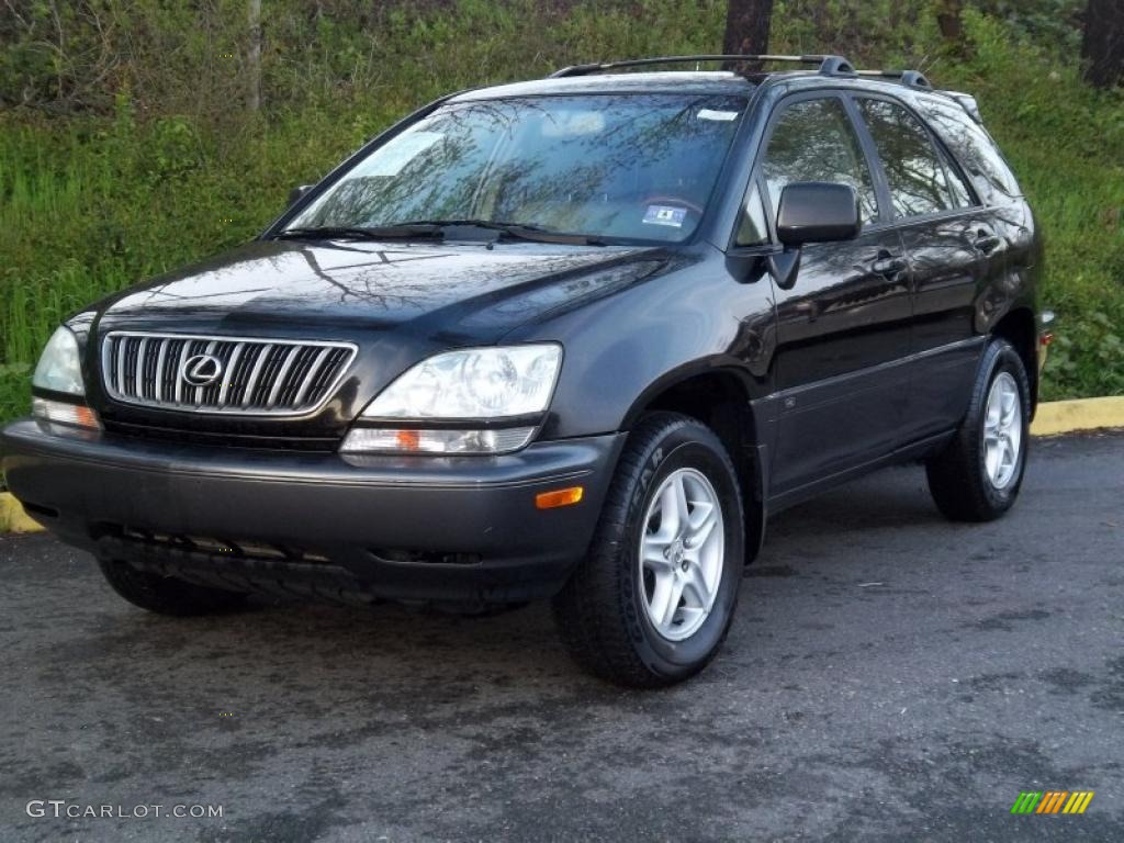 2001 RX 300 AWD - Black Onyx / Ivory photo #1
