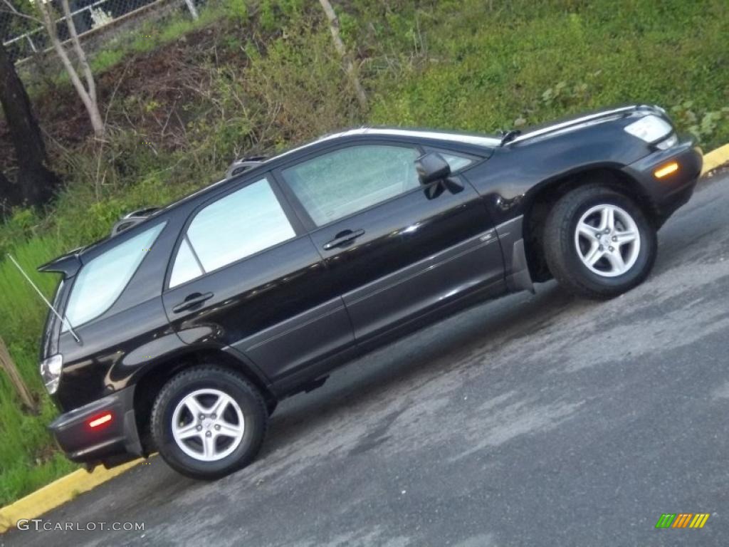 2001 RX 300 AWD - Black Onyx / Ivory photo #23