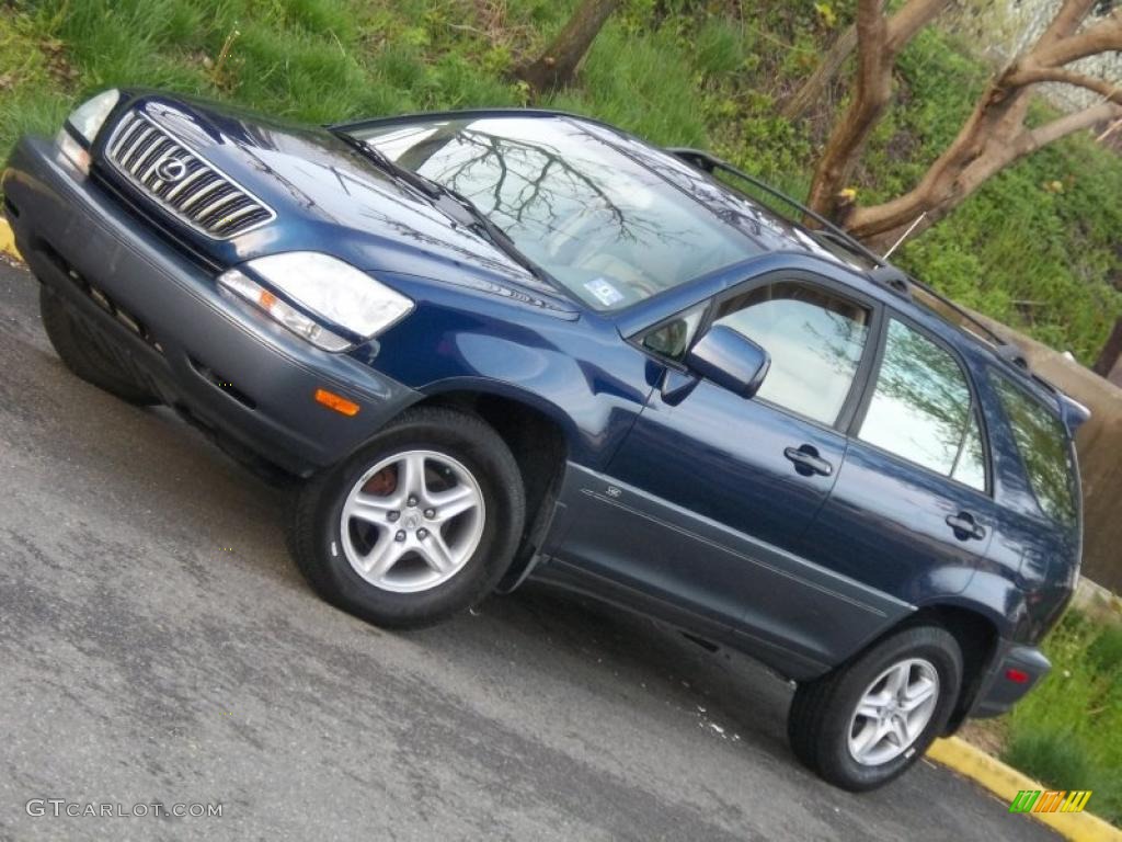 2001 RX 300 AWD - Indigo Ink Pearl / Ivory photo #27