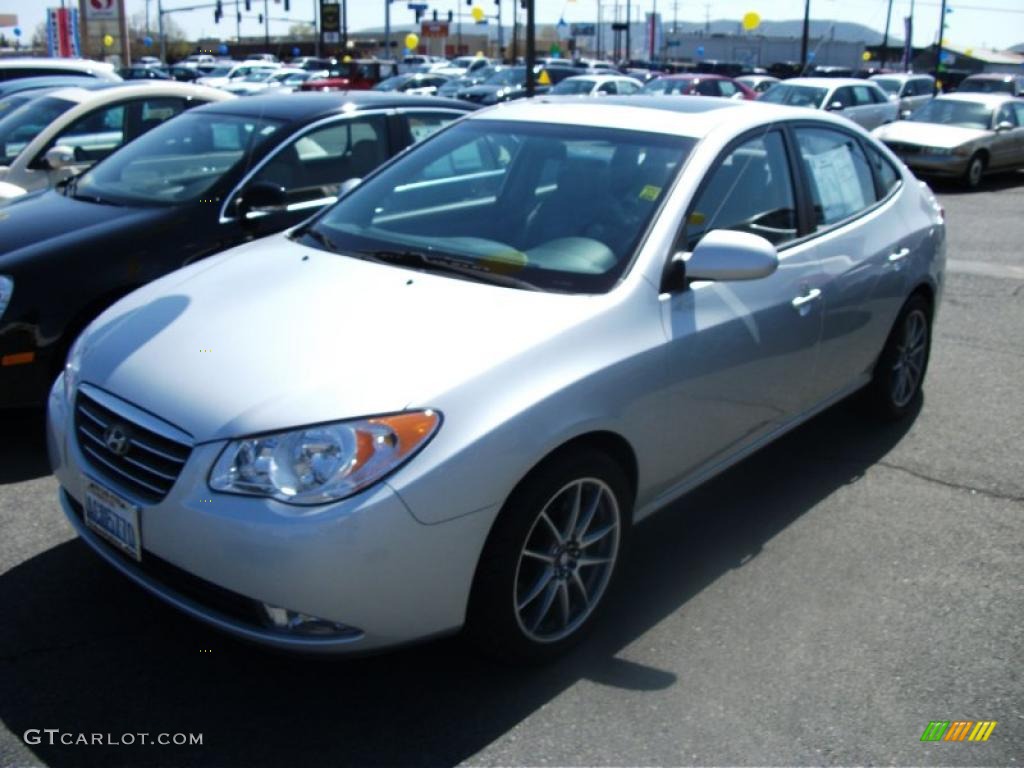2009 Elantra SE Sedan - Quicksilver / Gray photo #1