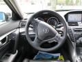 2011 Acura TL Ebony Black Interior Steering Wheel Photo