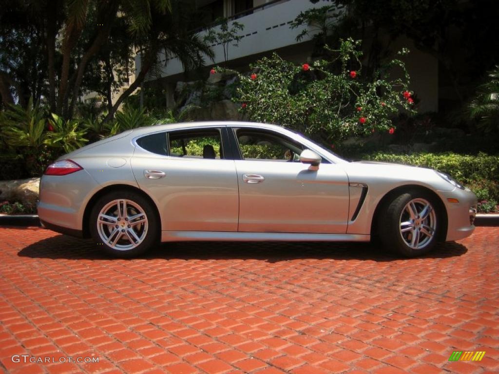Platinum Silver Metallic 2010 Porsche Panamera S Exterior Photo #48454393