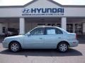 2005 Glacier Blue Hyundai Accent GLS Sedan  photo #1