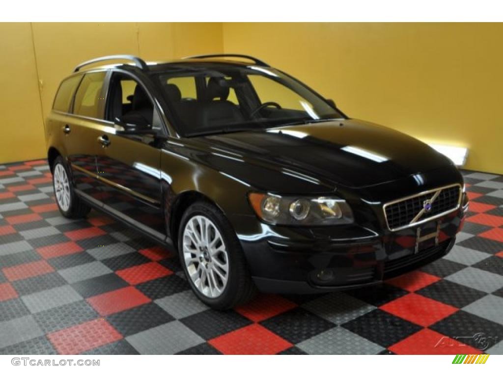 2005 Black Volvo V50 T5 48431101 Photo 2 Car Color