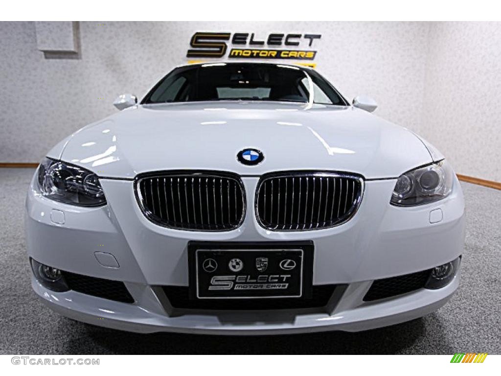 2008 3 Series 328xi Coupe - Alpine White / Black photo #2