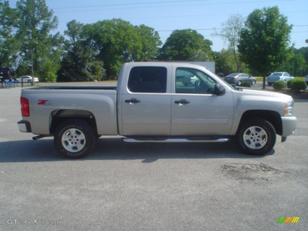 2009 Silverado 1500 LT Crew Cab 4x4 - Silver Birch Metallic / Ebony photo #4