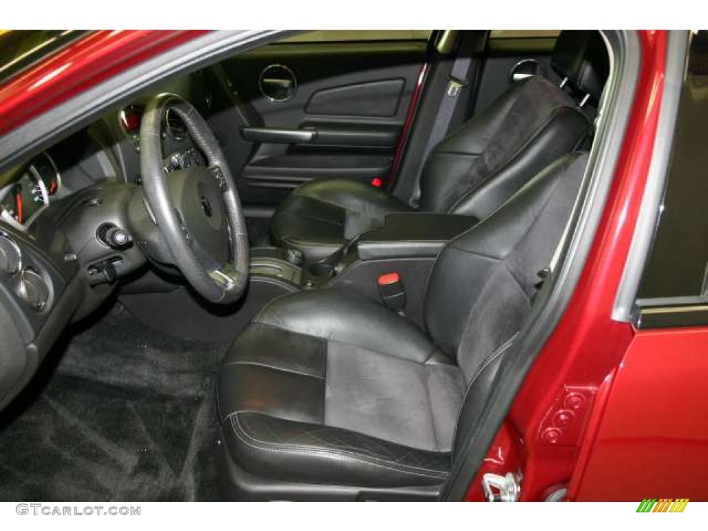 Ebony Interior 2007 Pontiac Grand Prix GXP Sedan Photo #48457514