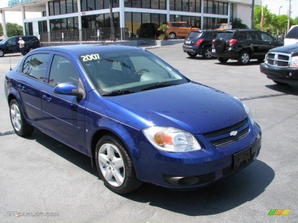 2007 Cobalt LT Sedan - Pace Blue / Gray photo #1