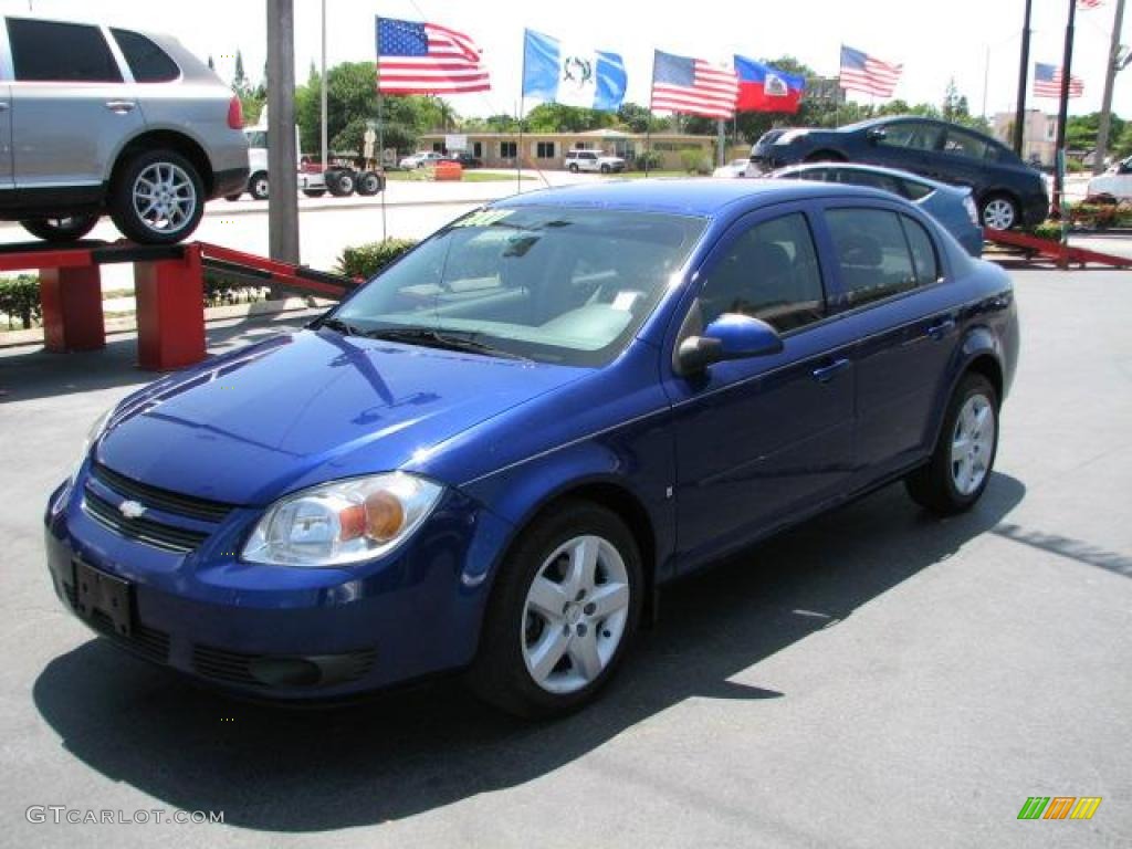 2007 Cobalt LT Sedan - Pace Blue / Gray photo #5