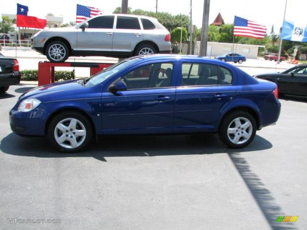 2007 Cobalt LT Sedan - Pace Blue / Gray photo #6