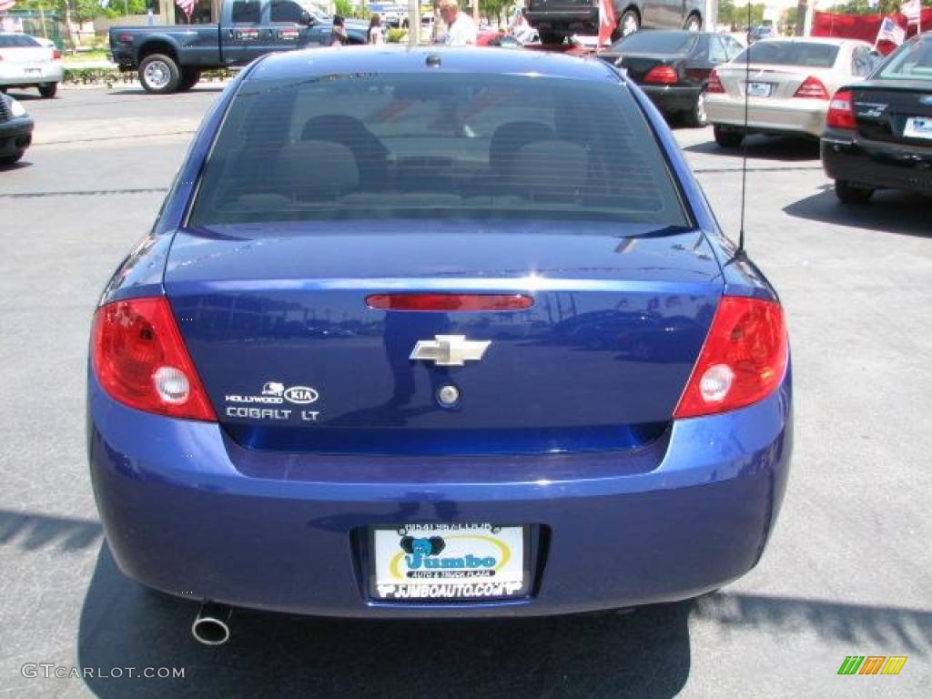2007 Cobalt LT Sedan - Pace Blue / Gray photo #9