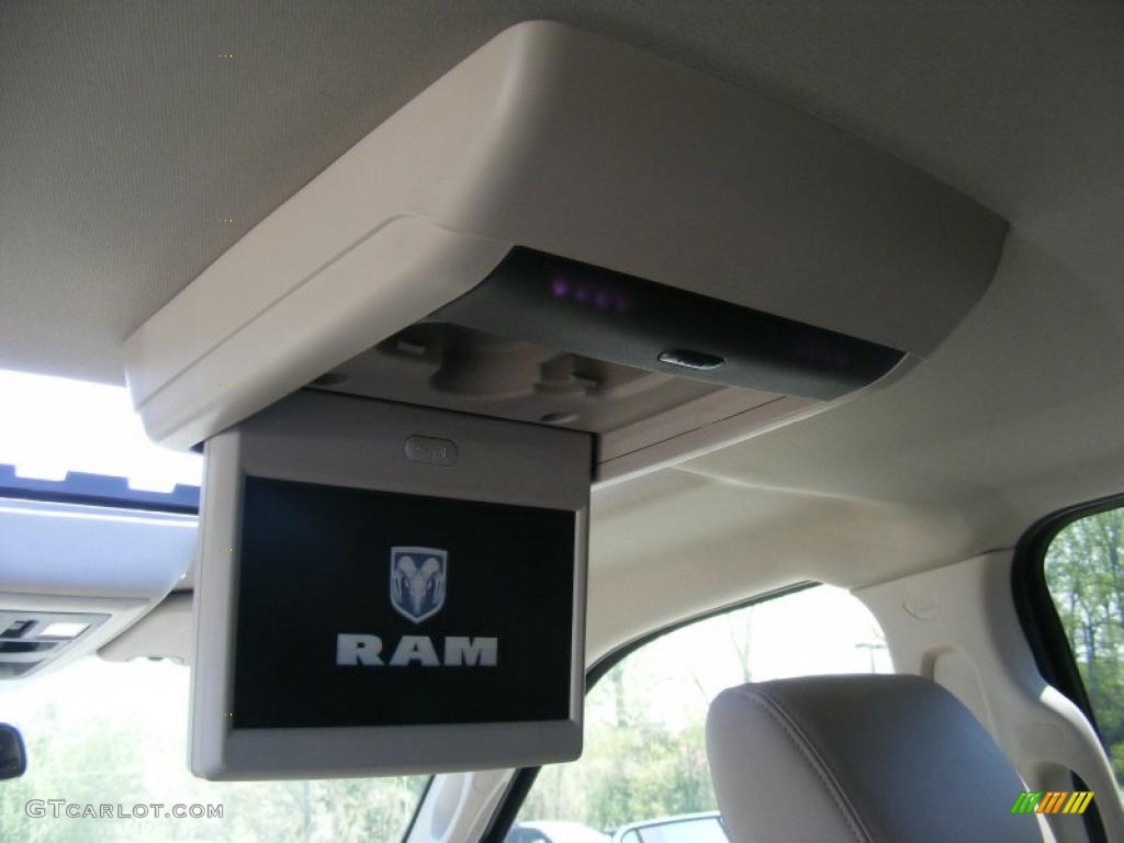 2011 Ram 3500 HD Laramie Mega Cab 4x4 - Deep Water Blue Pearl / Light Pebble Beige/Bark Brown photo #9