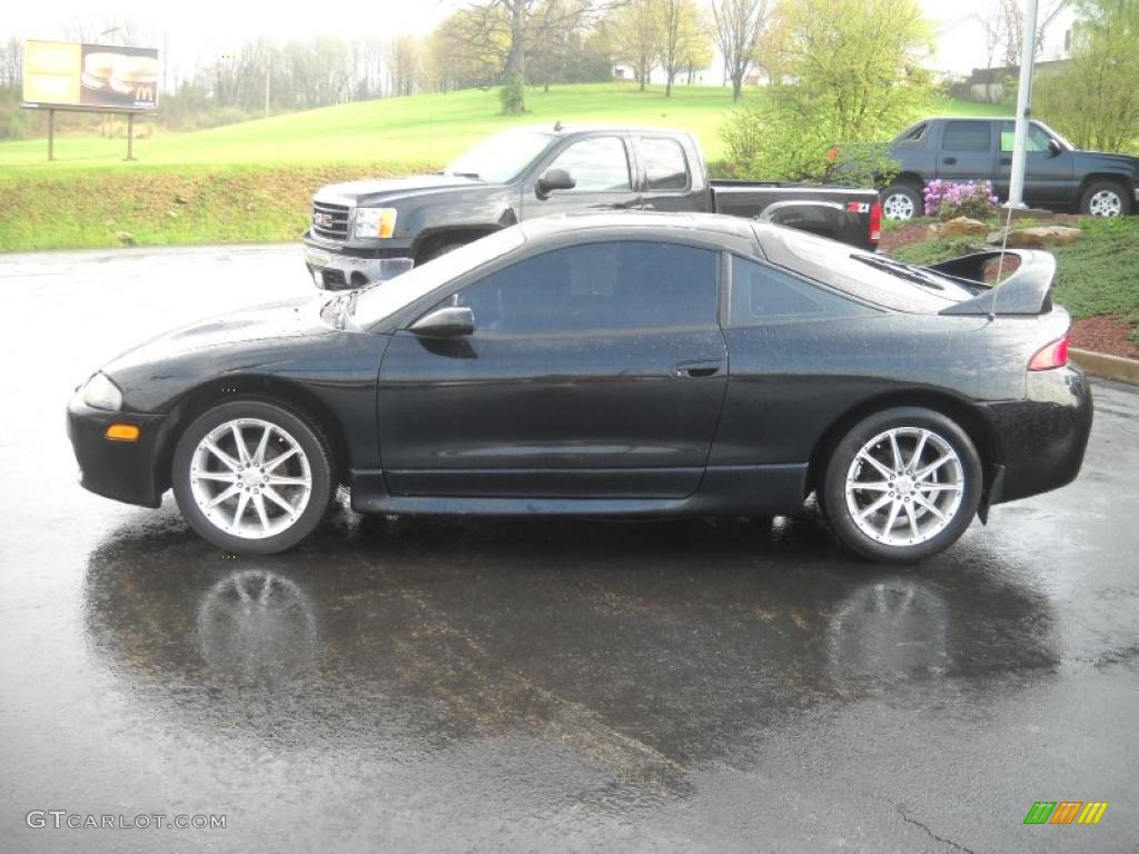 Kalapana Black 1999 Mitsubishi Eclipse GS Coupe Exterior Photo #48461106