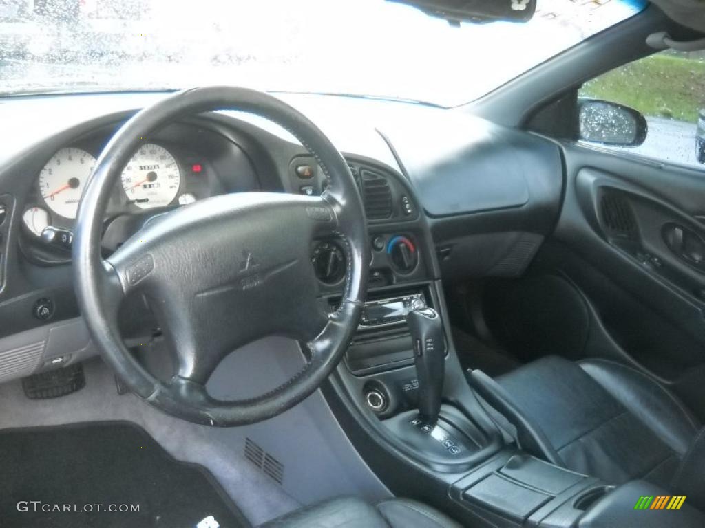 Black Interior 1999 Mitsubishi Eclipse GS Coupe Photo #48461118
