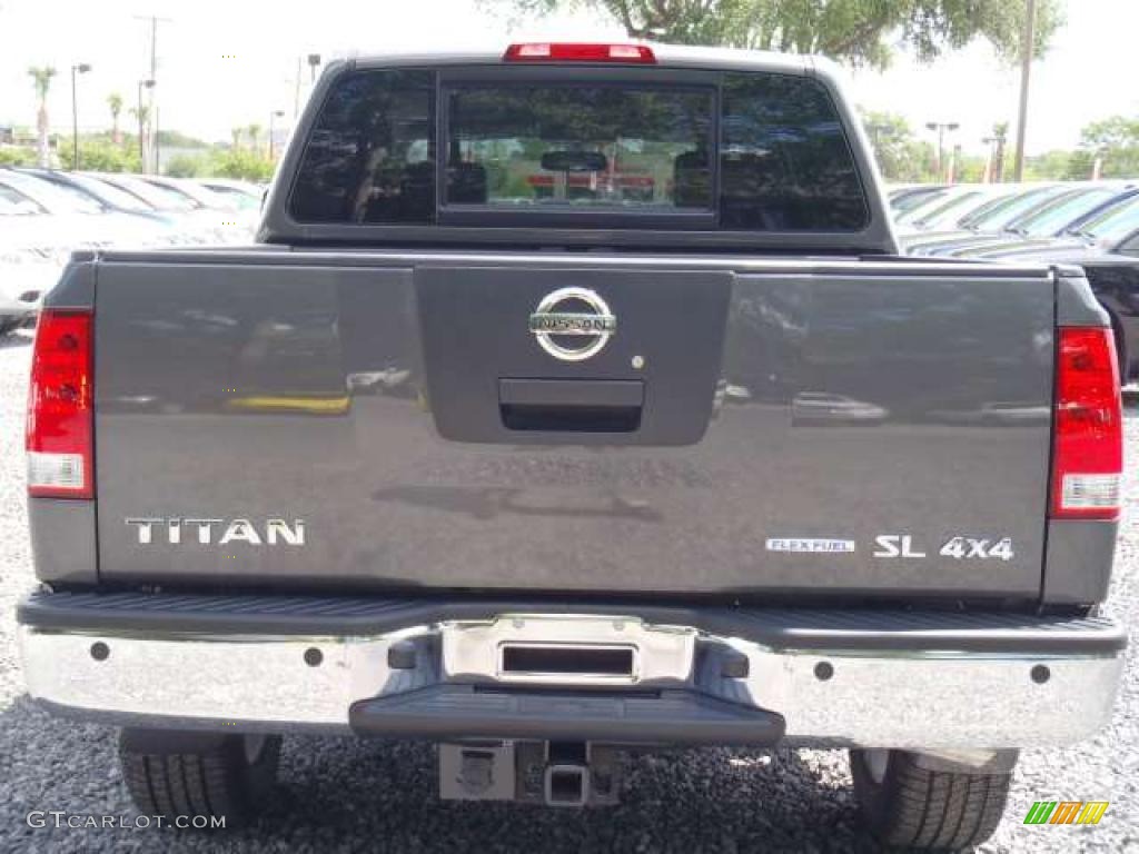 2011 Titan SL Crew Cab 4x4 - Smoke Gray / Charcoal photo #3