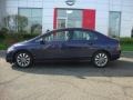 2009 Royal Blue Pearl Honda Civic EX Sedan  photo #2