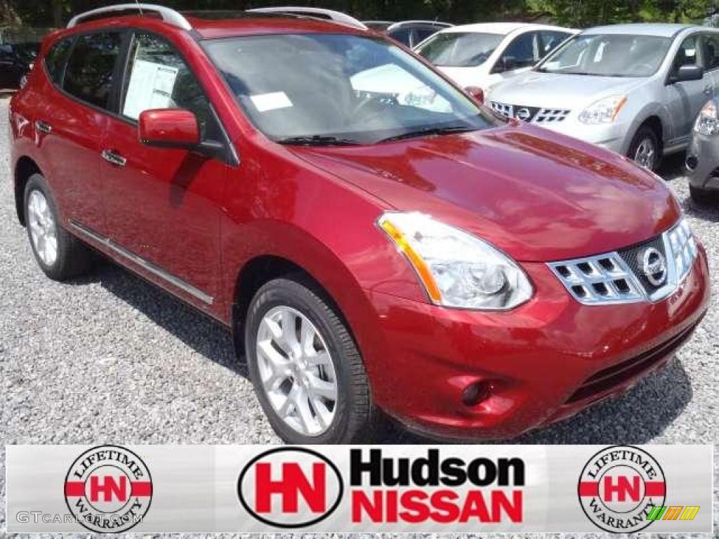 2011 Rogue SL - Cayenne Red / Gray photo #1