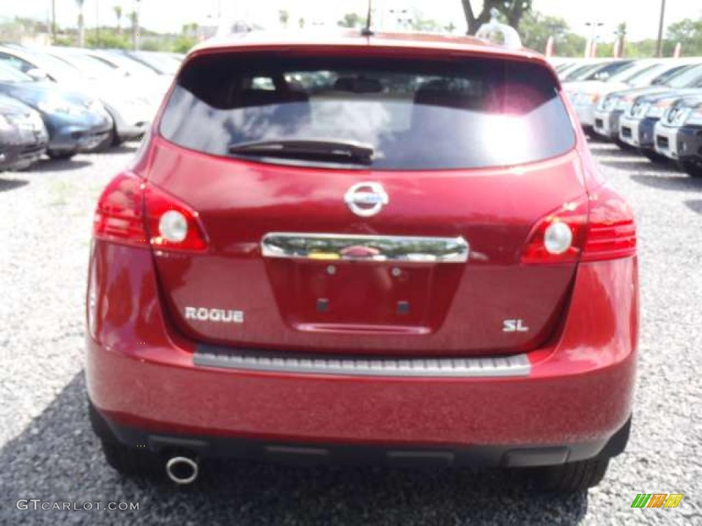2011 Rogue SL - Cayenne Red / Gray photo #3