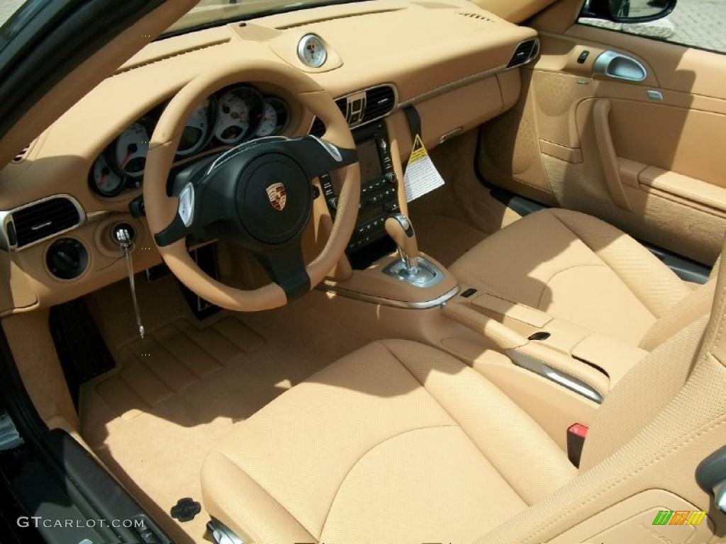 2011 Porsche 911 Carrera S Cabriolet Sand Beige Dashboard Photo #48463371
