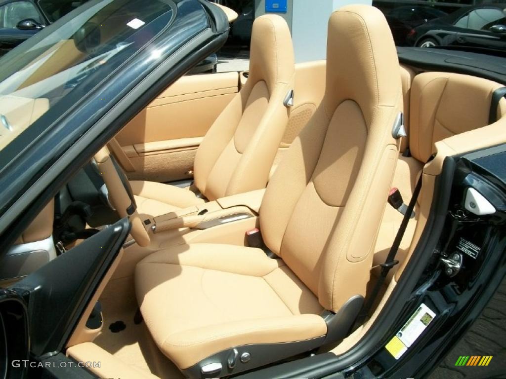 Sand Beige Interior 2011 Porsche 911 Carrera S Cabriolet Photo #48463422