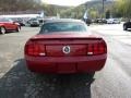 2008 Dark Candy Apple Red Ford Mustang V6 Premium Convertible  photo #3