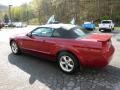 2008 Dark Candy Apple Red Ford Mustang V6 Premium Convertible  photo #4