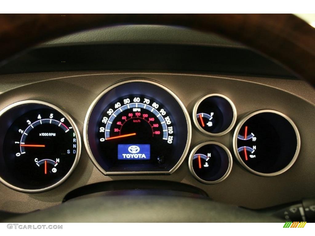 2010 Toyota Tundra Platinum CrewMax 4x4 Gauges Photo #48464076