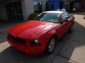 2005 Torch Red Ford Mustang V6 Deluxe Coupe  photo #11