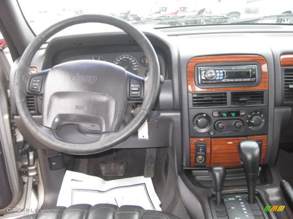 1999 Grand Cherokee Limited 4x4 - Bright Platinum Metallic / Agate photo #4