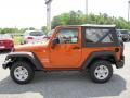 2011 Mango Tango Pearl Jeep Wrangler Sport 4x4  photo #4