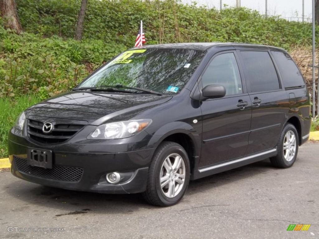 Black Mica 2004 Mazda MPV LX Exterior Photo #48466005