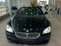 Black Sapphire Metallic 2012 BMW 6 Series 650i Convertible Exterior