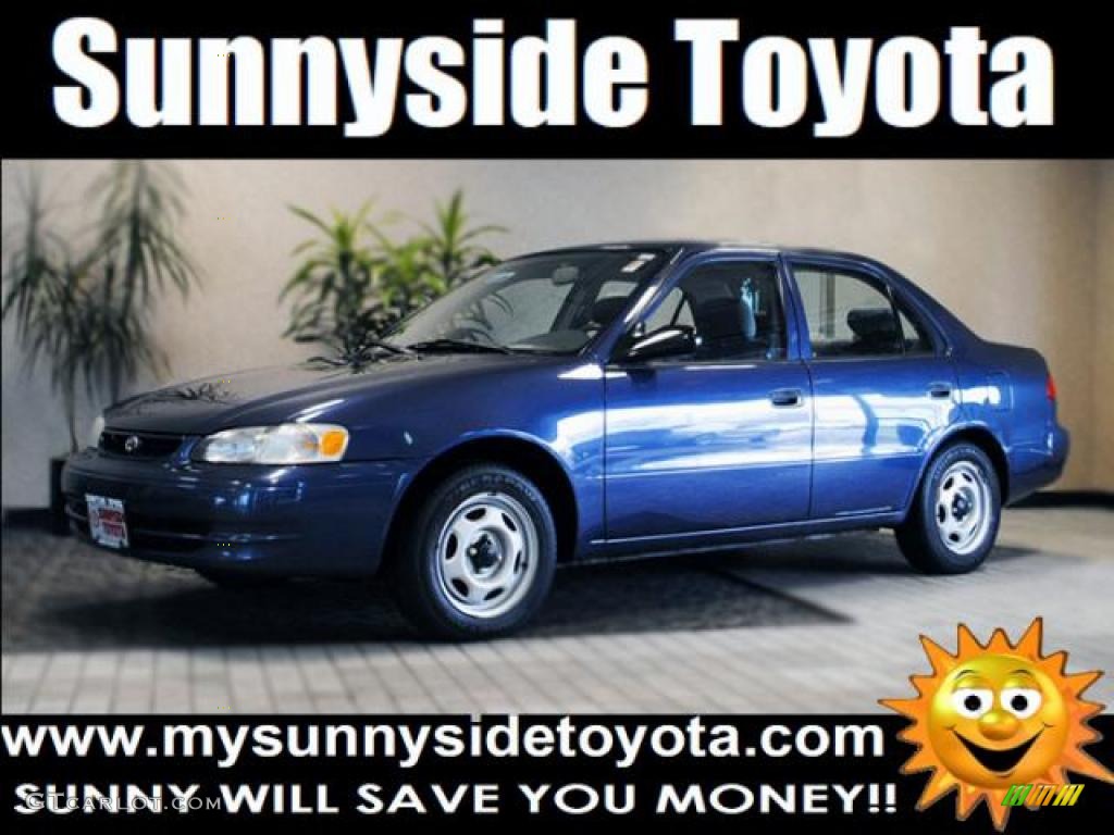 1999 Corolla VE - Twilight Blue Pearl / Pebble Beige photo #1