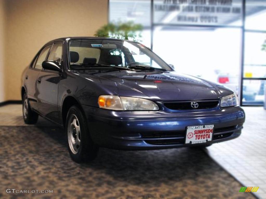 1999 Corolla VE - Twilight Blue Pearl / Pebble Beige photo #4