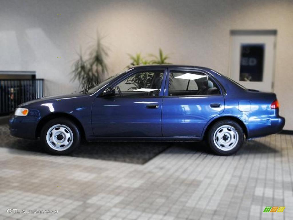 1999 Corolla VE - Twilight Blue Pearl / Pebble Beige photo #5