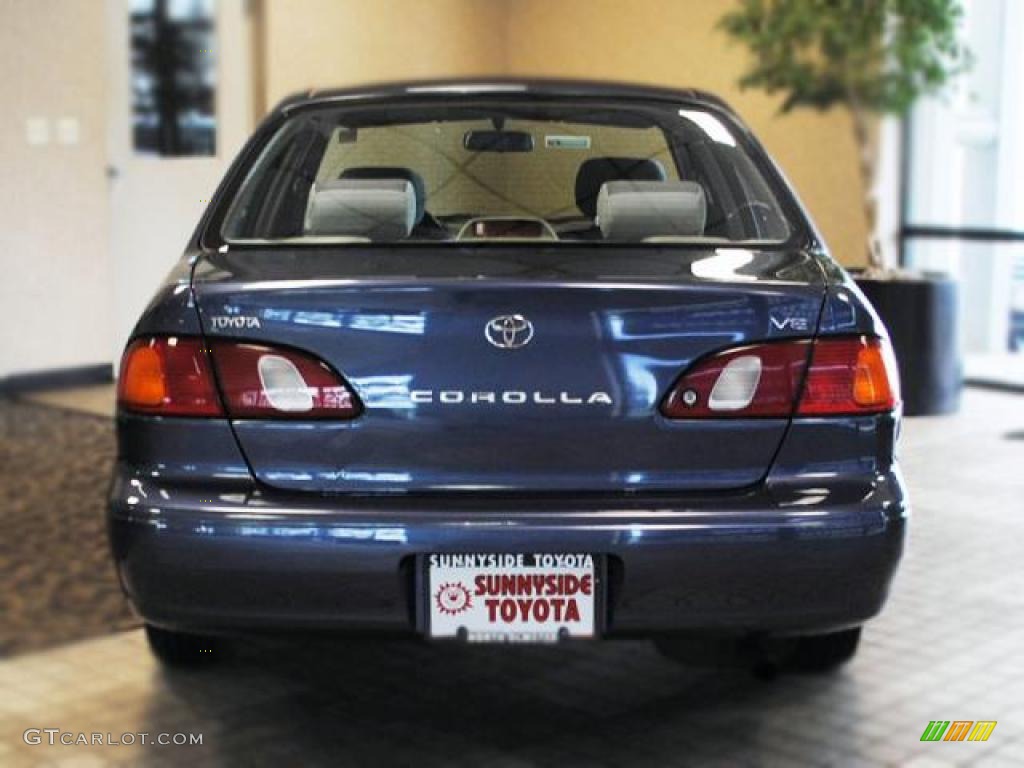 1999 Corolla VE - Twilight Blue Pearl / Pebble Beige photo #7