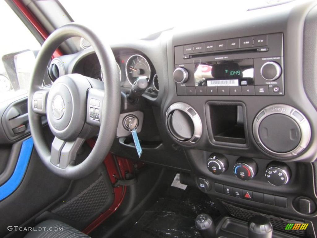 2011 Wrangler Sport 4x4 - Deep Cherry Red Crystal Pearl / Black photo #16