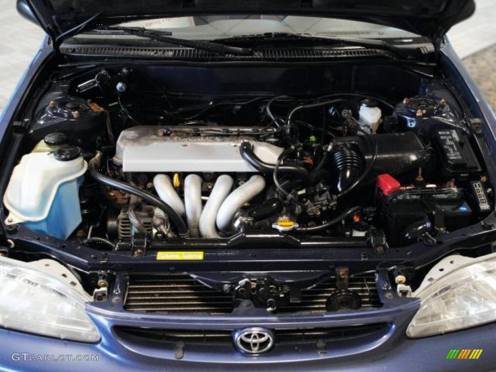 1999 Corolla VE - Twilight Blue Pearl / Pebble Beige photo #17